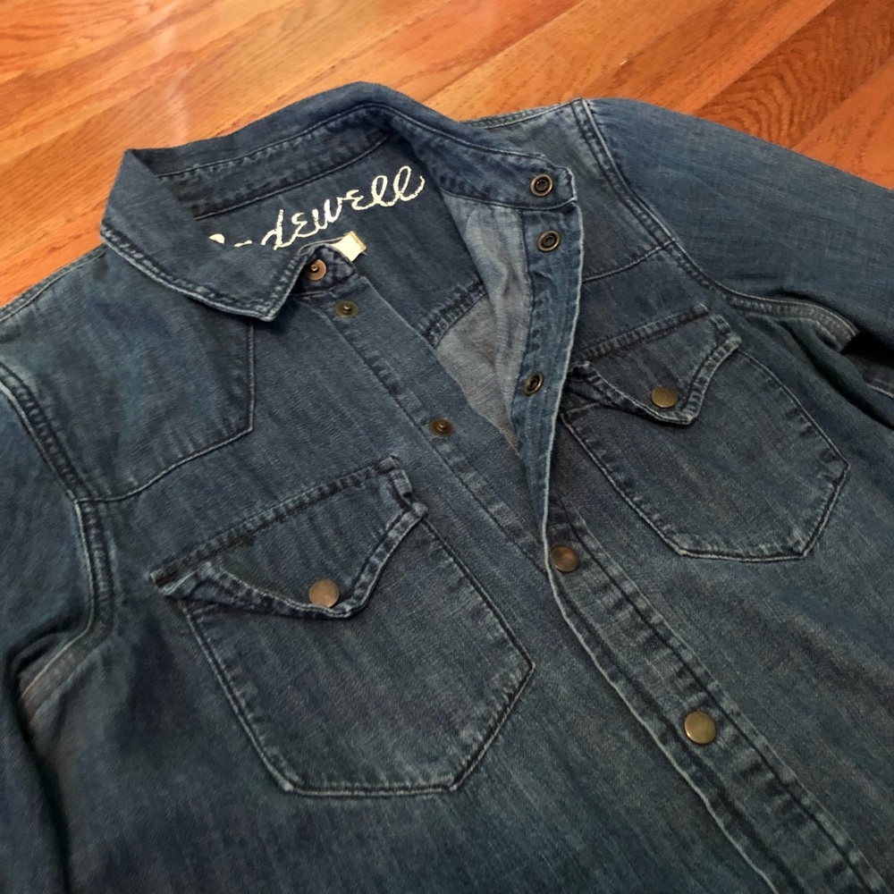 Madewell Button-down Jean Shirt - Picture 2 of 4